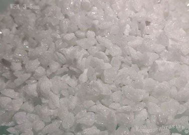 قسم الرمل 3-5 ملم تنصهر الأبيض الألومينا غير مقسى المواد الحرارية الألومينا الطوب